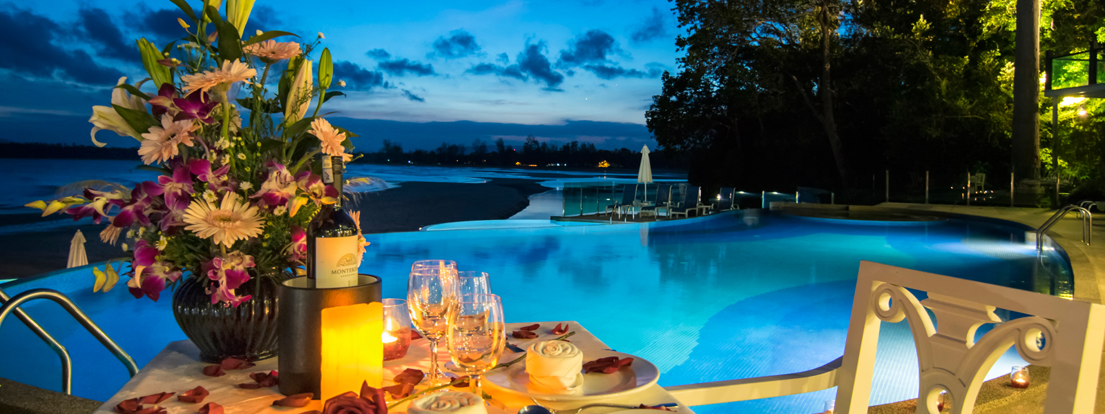 Outdoor swimming pool at Royale Chulan Cherating Villas