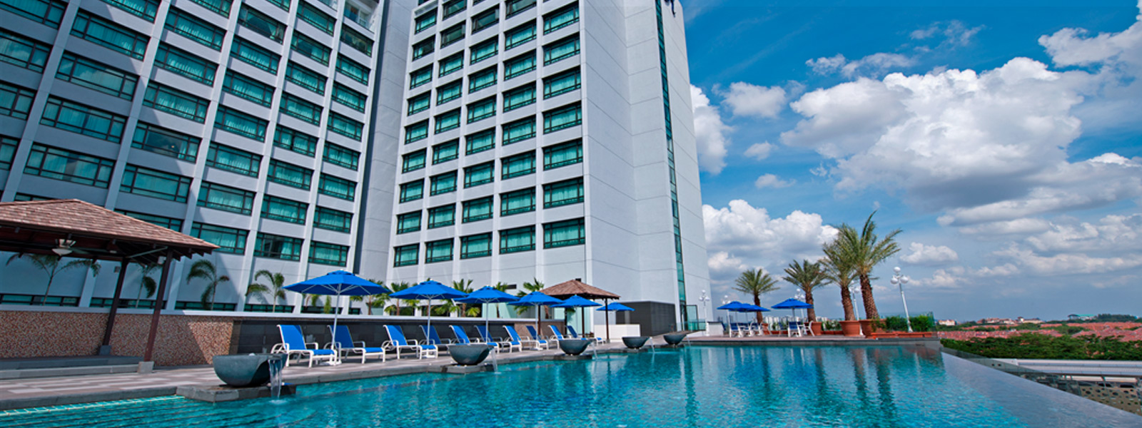 Outdoor swimming pool at Royale Chulan Damansara