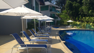 Luxury poolside hotel in Cherating