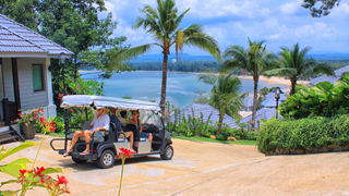 Luxury exterior of Cherating beachfront hotel
