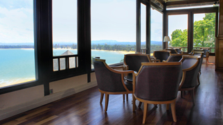 Dining at premium hotel in Cherating