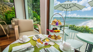 Dining at premium hotel in Cherating