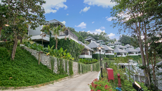 Luxury poolside hotel in Cherating