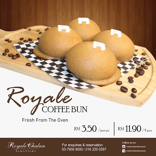 Royale coffee bun in Petaling Jaya