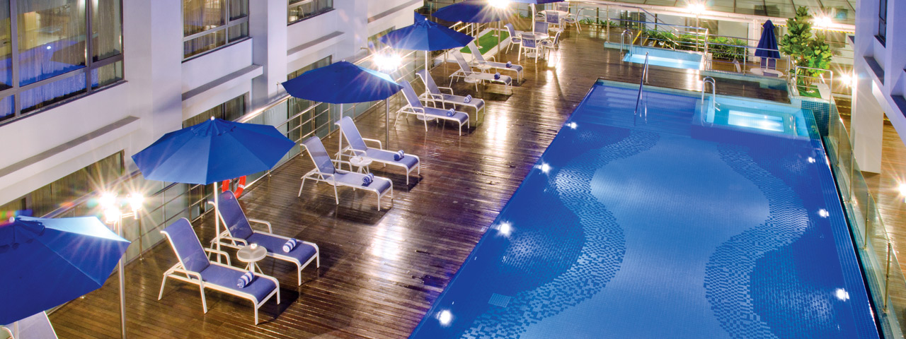 Outdoor swimming pool at Royale Chulan Penang